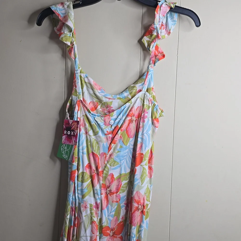 Roxy Daydreamer Floral Maxi Sundress  Medium